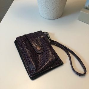 Purple wristlet